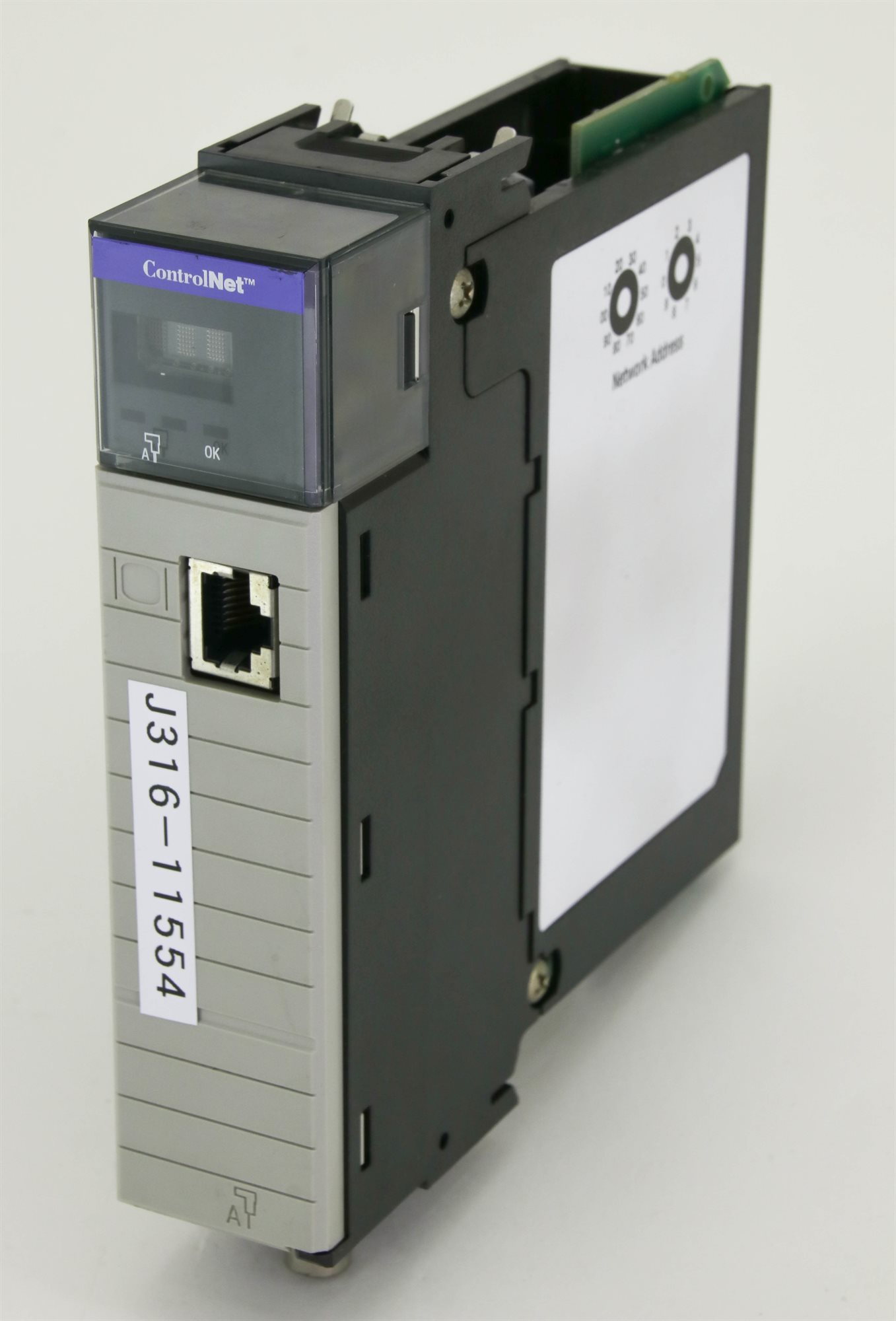 11554 ALLEN-BRADLEY CONTROLLOGIX CONTROL NET, 96390076 A01 1756